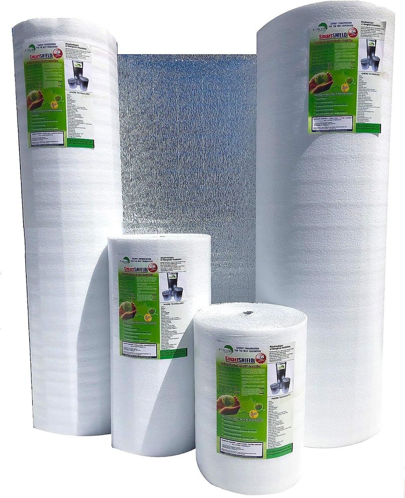 SmartSHIELD – 5mm Reflective Insulation roll – Foam Core Radiant Barrier – WHITE