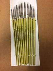 12 PIECE SQUIRRELHAIR ARTIST BRUSH