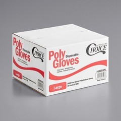 Clear Transparent PolyGloves Powder-latex Free Plastic Food Disposable 100-1000