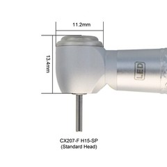 COXO Dental Self Power LED Handpiece CX207-F High Speed Turbine 2 4 Hole Midwest