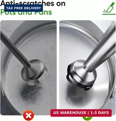 Immersion Blender Handheld 1100W 3 in 1 Corded Stick Hand Blenders for Kitchen w