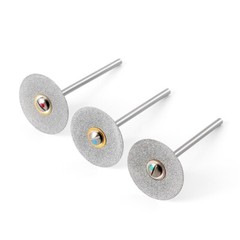 AZDENT Dental Lab Sintered Diamond Mounted Discs Bur HP Coarse Medium Fine