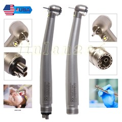 Dental High Speed Handpiece LED Air Turbine 2/4Hole E-generator Triple Spray