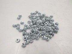 2 Boxes Of 100 Ea Hi-Line 42D #8-32 Acorn KEP Nut Zinc Plated