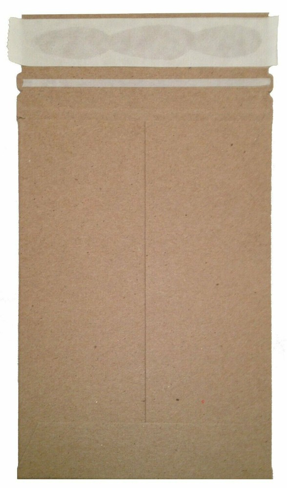 50 9 x 11.5 No Bend Mailers Kraft Self Seal Photo Document Flat Rigid Envelope