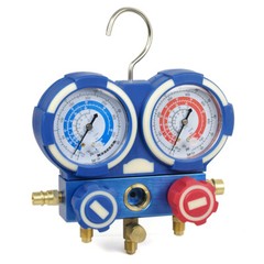 Air Refrigeration Kit HVAC A/C R134A R410A R22 AC Manifold Gauge Set Brass