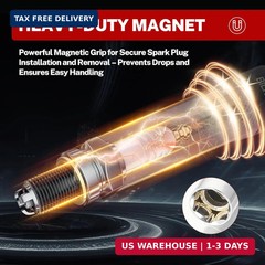 Magnetic Spark Plug Socket 5/8-inch Thin Wall Swivel 3/8-inch Drive Motorcycles