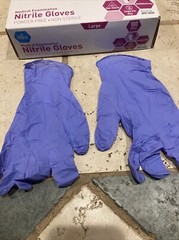 MedPride Powder-Free Nitrile Exam Gloves Large, Box/100