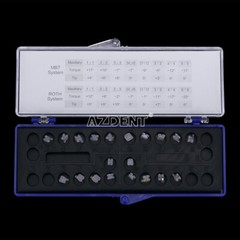UPS AZDENT Dental Orthodontic Ceramic Brackets Braces Roth 0.022 3-4-5 Hooks