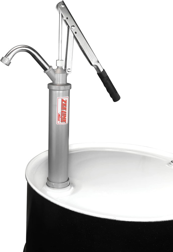 ZE381, Lever Action Pump for 15-55 Gallon Drum Pump, 1 Gallon per 9 Strokes, Bar