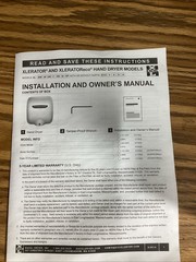 Excel Dryer XL-BW 1.1N Automatic Hand Dryer 110-120 Volt