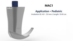 Touch Screen Video Laryngoscope Reusable Sterilizable Blades six option