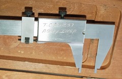 Starrett 123M 600mm Master Caliper – .02mm Vernier Scale