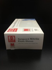 Basic Synguard Cat No NGPF 7002 Nitrile Examination Gloves Size M Lot 7 PKS