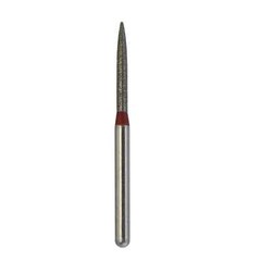 Dental Diamond Burs Flame Bur 863/012F Fine Grit Red FG for High Speed Turbine