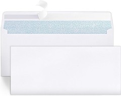 Reliable 72 Pack White Envelopes with Security Tint – Perfect for Offices