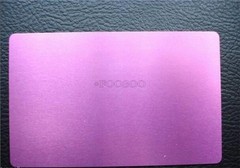 100Pcs Laser Engraved Metal Business Cards Blanks 3.4X2.1IN Thicknes (0.45MM) rm