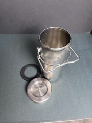 SDLAtlas Ball Grinding Jar with Lid Clamp, Lid, and Gasket 1200 ml 2 Jars