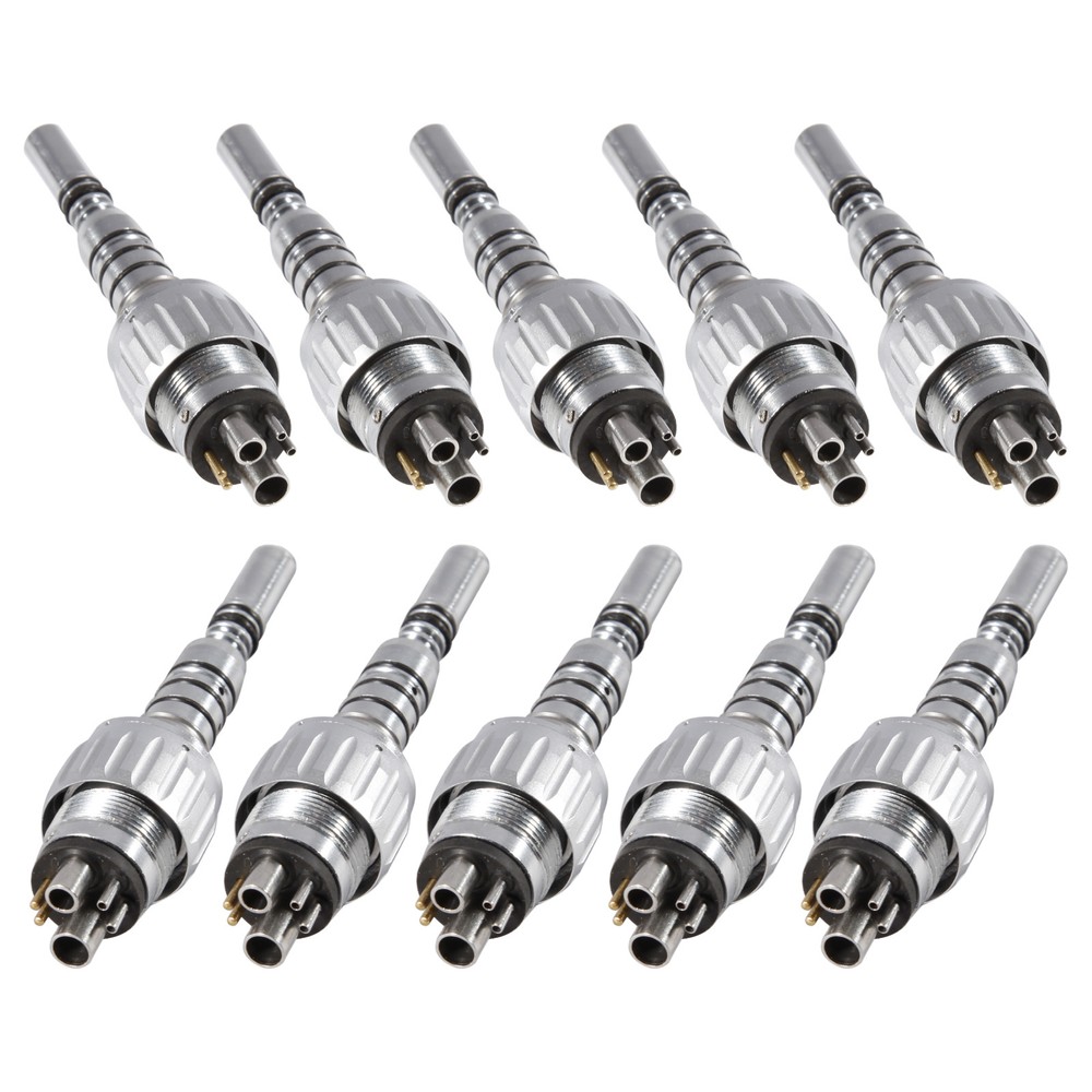 10x Dental LED Quick Coupler 6 Holes 360 Swivel fit KAVO Multiflex Lux handpiece