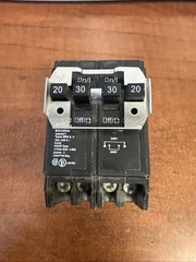 Eaton BQC220230 120/240VAC 20 to 30A Thermal Magnetic Circuit Breaker