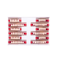 Dental Acrylic Resin Denture False Teeth Anterior DIY Lab A1/A2/A3 U/LFull size