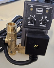 Automatic Timed Condensate Drain Valve, 1/2″ AC 110V 2-Way Direct-Acting Drain V