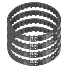 4pcs 70XL 025 Timing Belt 35 Teeth Rubber Geared Cogged Belt 0.20″ Pitch