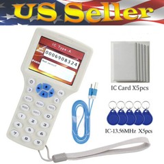 3.2 Inch Full Color Screen Handheld RFID NFC Copier Reader Smart Display USB