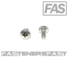 (25) M5-0.8 x 8 Stainless Steel Phillips Pan Head Machine Screw DIN7985 A2 M5x8