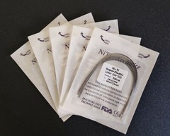 10Pcs Dental Super Elastic Niti Arch Wire Rectangular Bows Arcs Natural Form