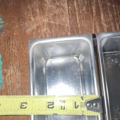 Stainless Steel 1/9 Size Solid Steam Table Pan Insert, 24 Gauge, Taiwan