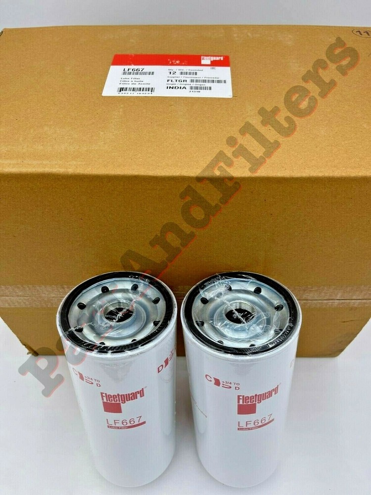 Fleetguard LF667 Oil Lube Filter Cummins Filtration (PACK OF 12)