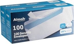 #10 Security Self Seal Envelopes – 500 Qty |No Window, Enveguard, 4⅛ X 9½”, Whit