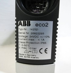 ABB Sensyflow ECO2 Thermal Mass Flowmeter Dynamic 14252 Meter 24VDC