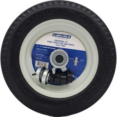 Carlisle 483811 Flat Free Universal Utility Tire on Rim 4.10/3.50-4 Pack of 2