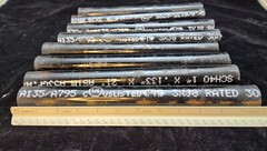 8x 12in X 1.25in Steel Pipes