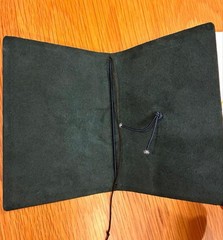 TRAVELER’S COMPANY Notebook Leather Cover Passport Size Blue Accessory set