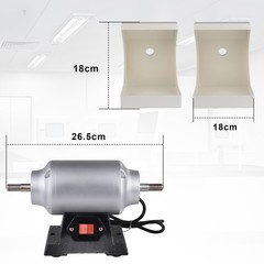 High Speed Dental Lab Polishing Lathe 3000RPM Desktop Polishing Unit Machine USA