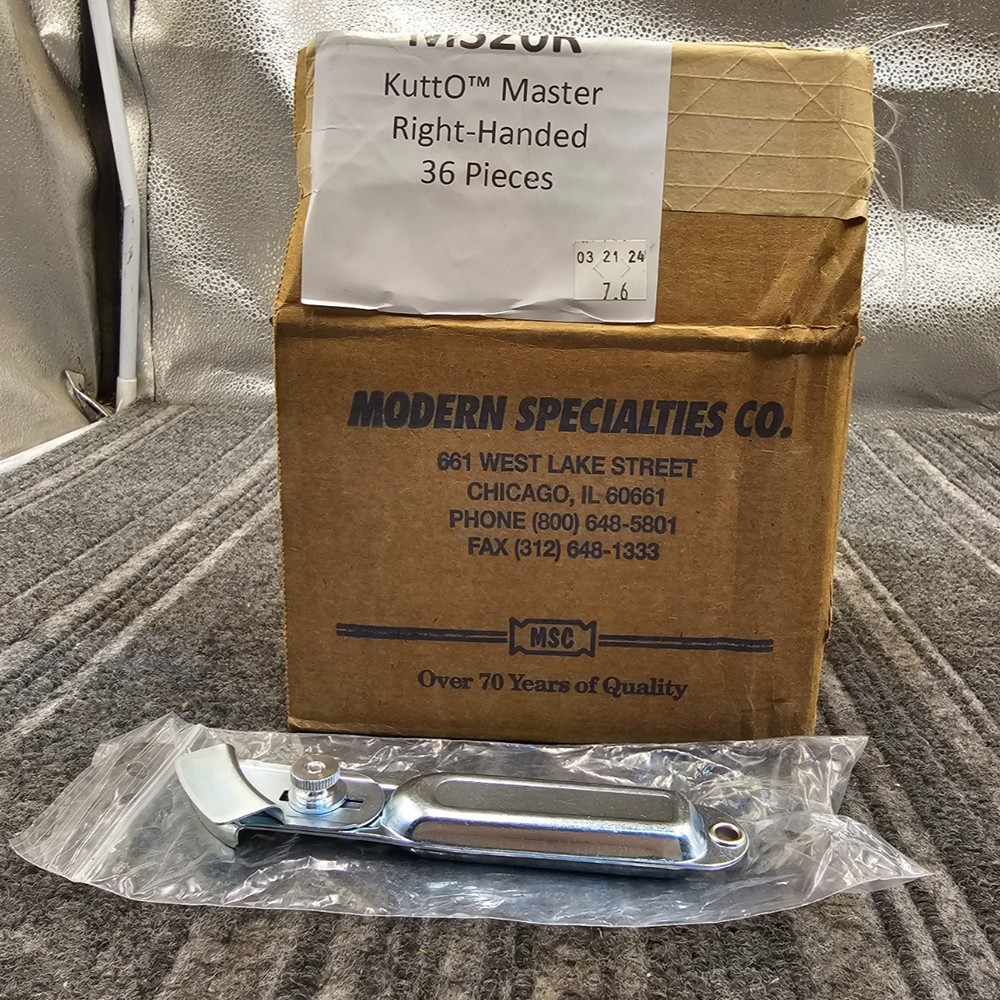 (QTY 36) Modern Specialties KuttO™ Master Right-Handed Safety Box Cutter