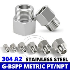 Male Female Thread Reducer Fitting Adapter Metric PT NPT G Bolt Screw Converter