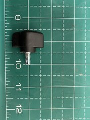 1/4″-20 x 1/2″ Thumb Screw Tee Wing Plastic Knob, 5PCS