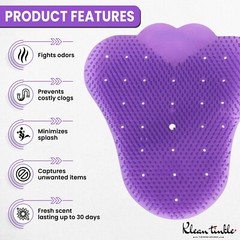3 – 50 Scented Bathroom Urinal Screens Deodorizing Anti-Splash Fresheners Mats