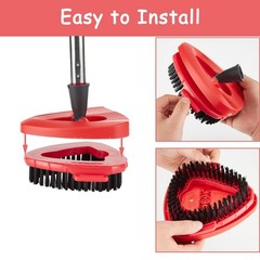 2PCS Mop Replacement Head Base Scrub Brush Mop Head for EasyWring 1-Tank2859