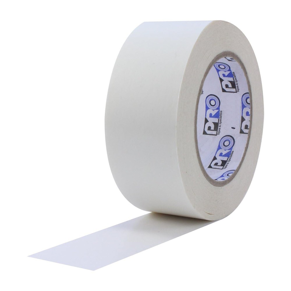 Double Sided Coated High Tack PVC Tape Adhesive 9.5Mil 1inch x 56yd (1 ROLL)