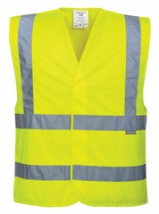 Portwest C470 Hi-Vis Reflective Two Band & Brace Lightweight Cooling Vest ANSI