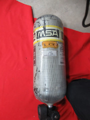 Mfg 2009 MSA 30 Min Carbon 2216 PSI SCBA Cylinder Valve scba AIR TANK BOTTLE