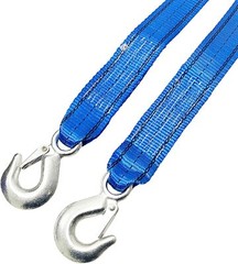 HFS(R) 4.5 Ton 2″ x 30 ‘ Polyester Tow Strap Rope 2 Hooks 9000lb Towing Recovery