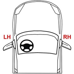 Passenger Power Heated Mirror Signal Light Paintable VW Passat 06-10 Sedan Wagon
