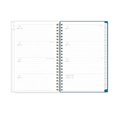 Weekly/Monthly Planner 15 Month Wirebound 5"x8" Clear Multi Cover