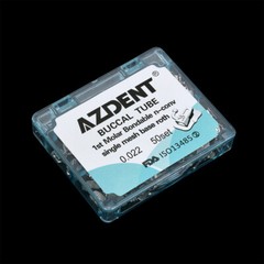 AZDENT Dental Orthodontics Buccal Tubes 1st 2nd Molar Tube Roth MBT0.022 0.018